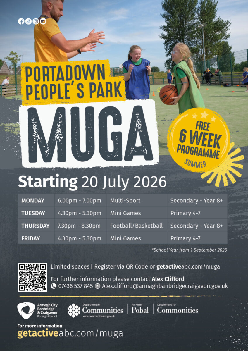 5751. Portadown Peoples Park MUGA SUMMER 2026 A3 v223