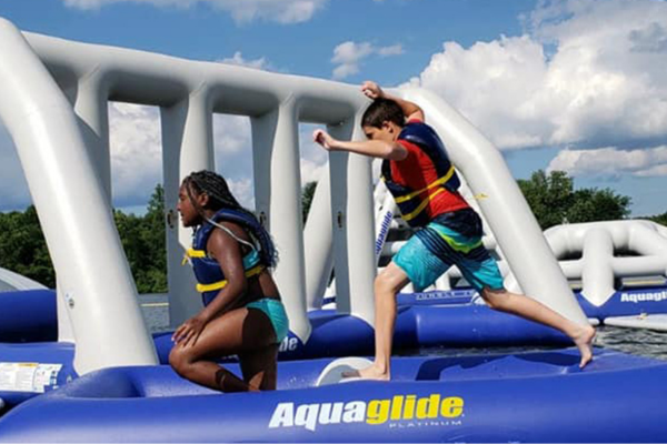 Speed Boat Ride & Aqua Inflatable 