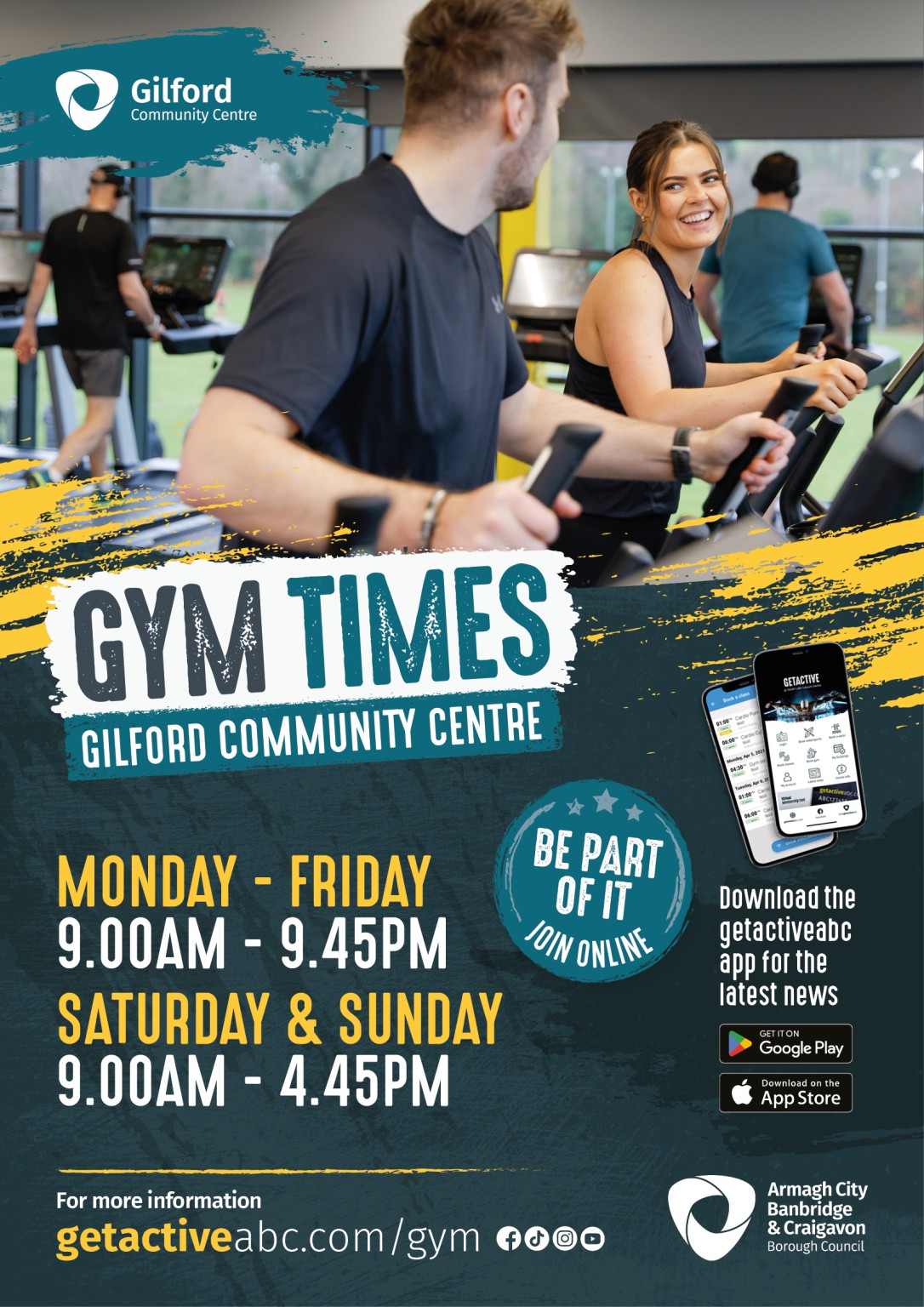 Gilford Community Centre - Get Active ABC