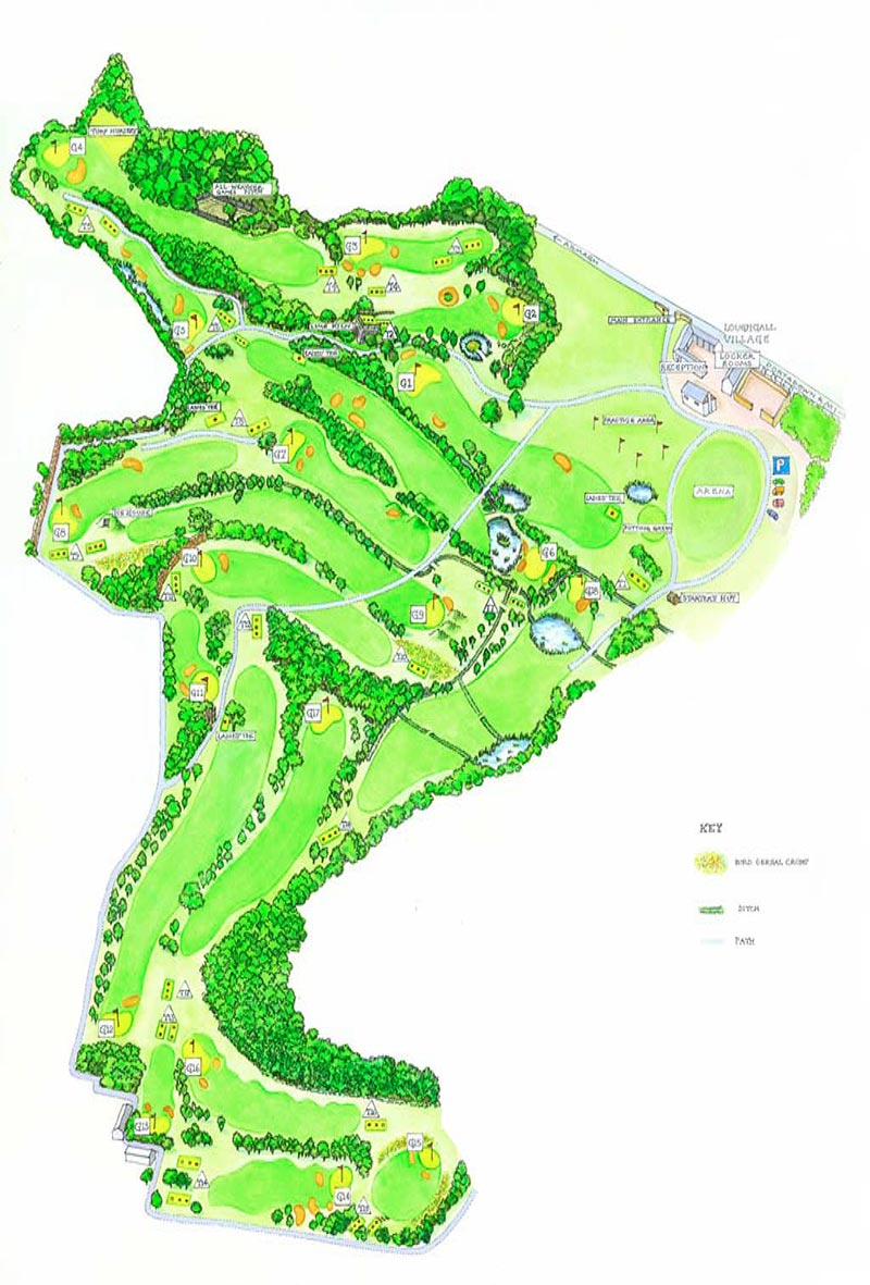 Loughgall Golf Course Map