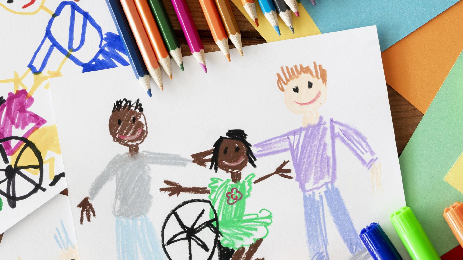 kid disability inclusive drawing