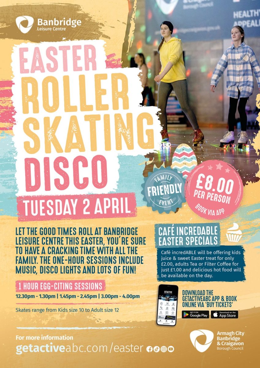 2024 Easter Roller Skating poster