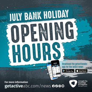 July bank Holiday Opening Hours