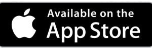 Available on Apple app store logo