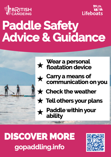 British Canoeing Safety Poster - accessible