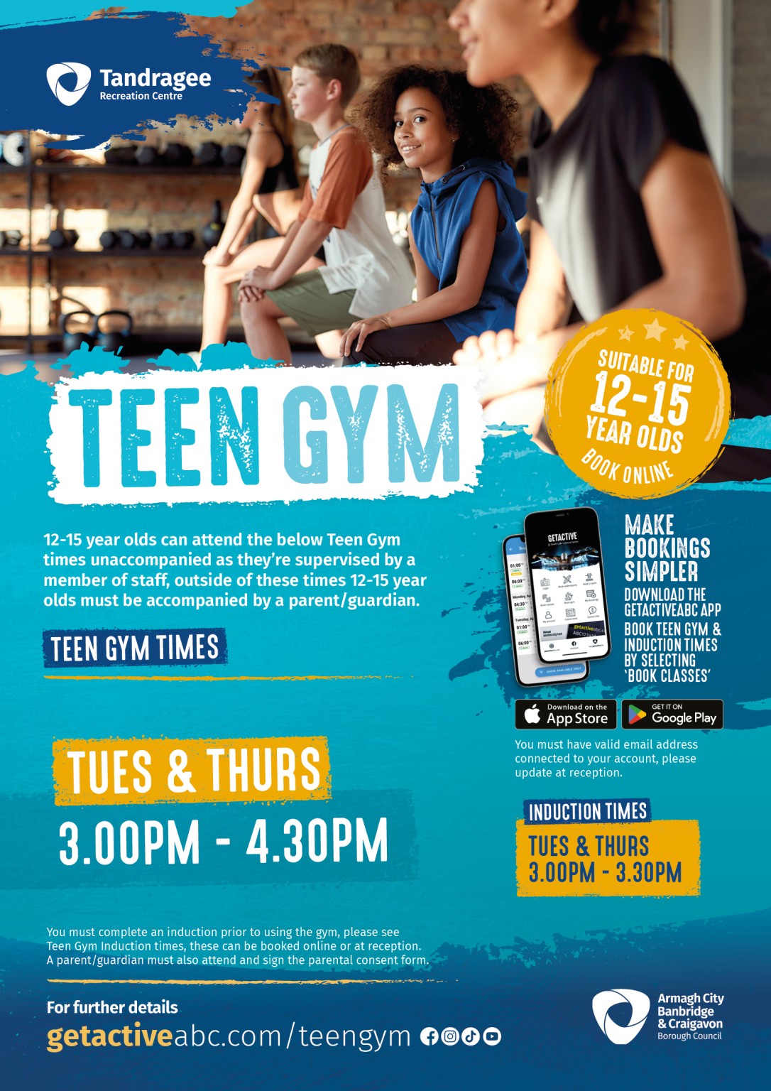 Tandragee Recreation Centre Teen Gym Times