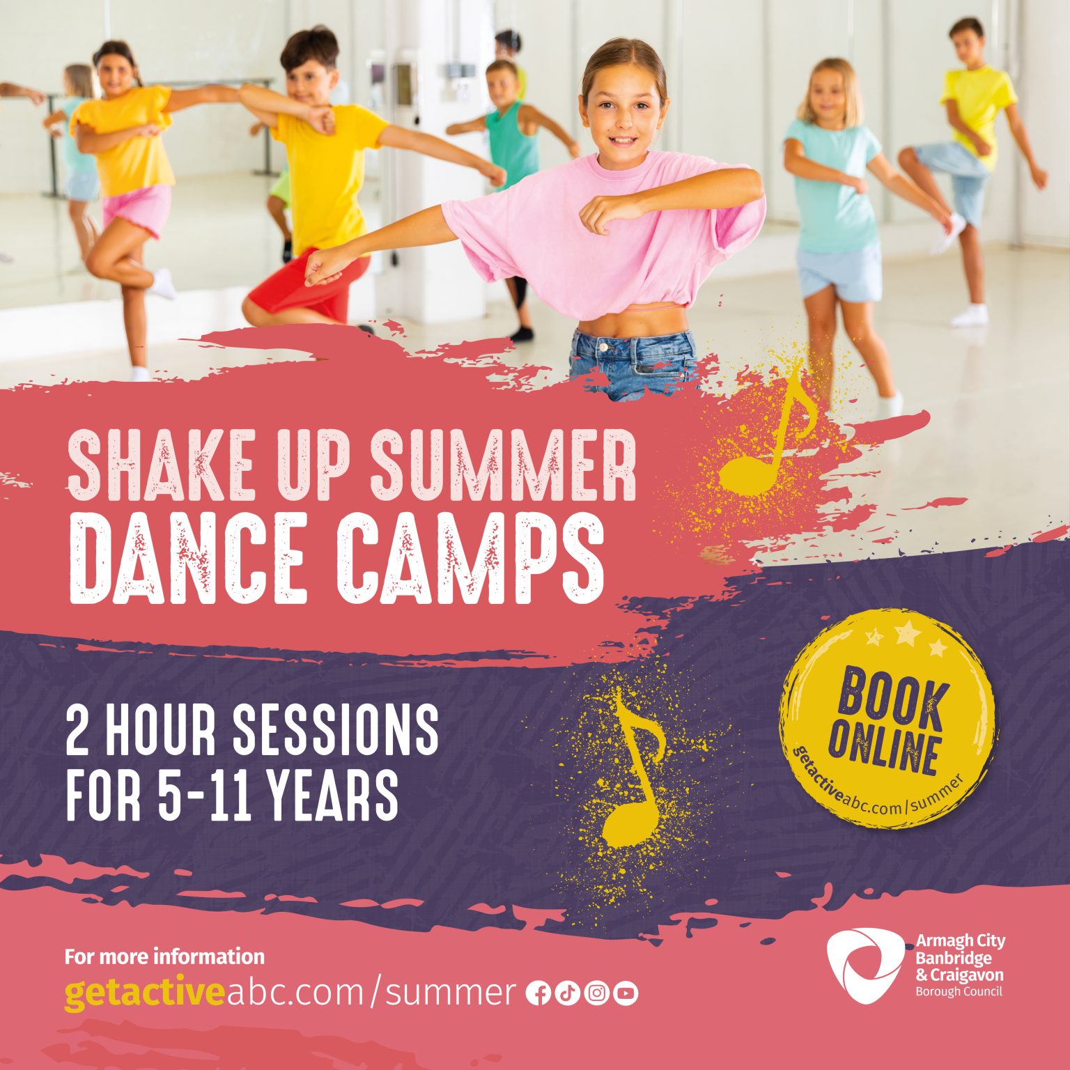 4195. GETACTIVEABC SUMMER INSTA DANCE CAMP Summer 25 Dance camp