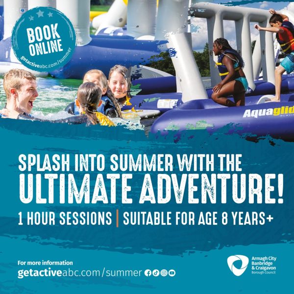 4195. GETACTIVEABC SUMMER INSTA OUTDOOR INFLATABLE